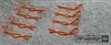 CLIPS CARROZZERIA ARANCIO 8pz   4pz DESTRE E 4pz SINISTRE